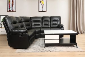 black Leather Conor Sofa