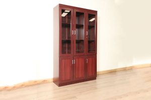 Mahogany Filing office Cabinet With 3 Doors