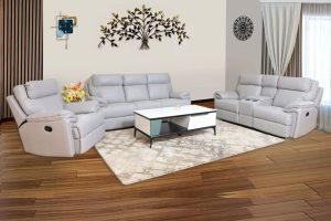 6/7 Seater Fabric Recliner Sofa Set