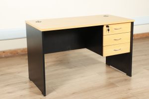 Beech and Black study table