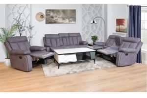 6 Seater Fabric Recliner Sofa Set