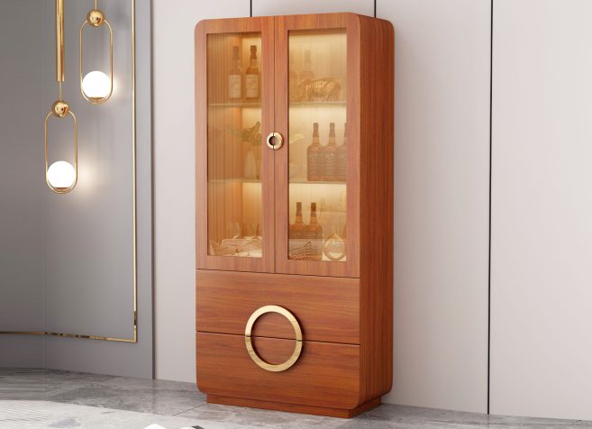 Display Cabinet- Brown (90354)