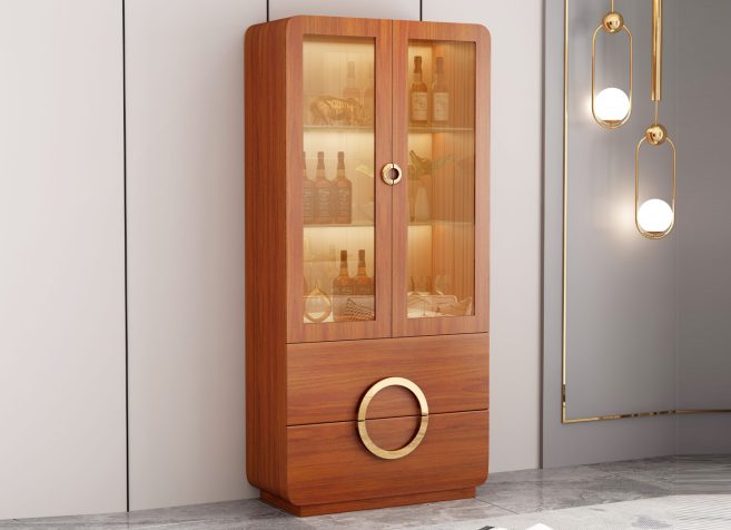 Display Cabinet- Brown (90354)