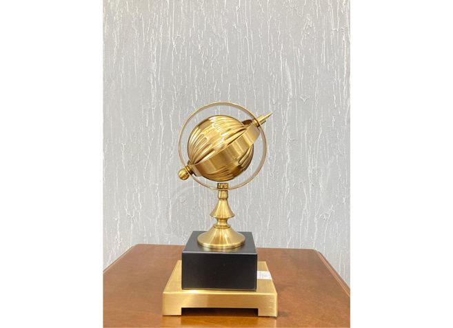 Miniature Globe Decor Item (Gold)