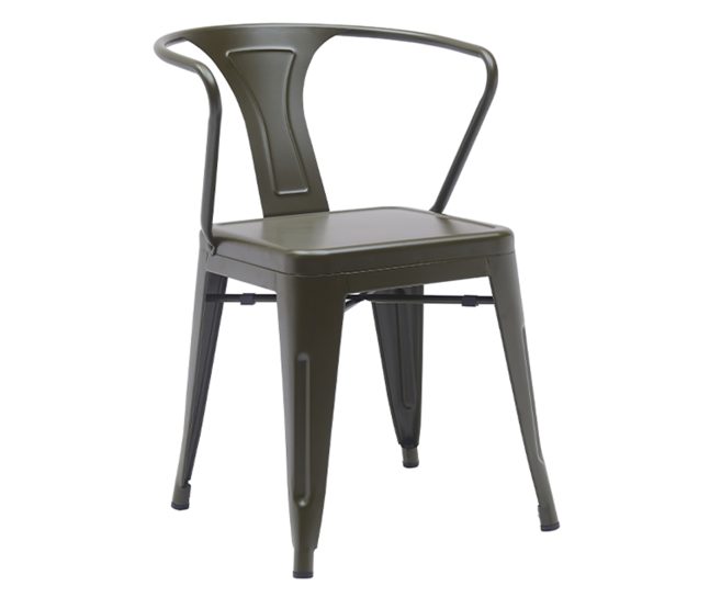 Metal Bistro Chair (DG 9005-18)- Jasper Green