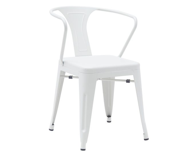 Metal Bistro Chair (DG 9005-18)- Matt White