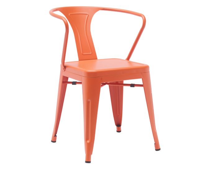 Metal Bistro Chair (DG 9005-18)- Orange