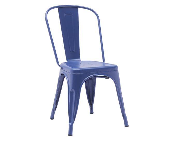 Metal Bistro Chair (DG 9008)- Blue