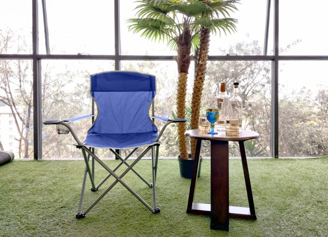 Outdoor Camping Chair (DG BC01A)- Blue