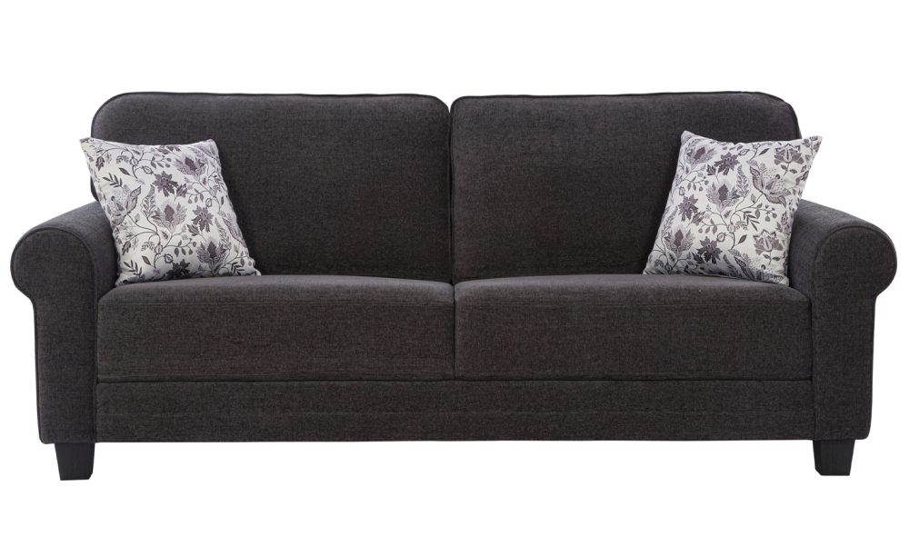 Clarksdale Fabric Sofa 6 Seater - Grey