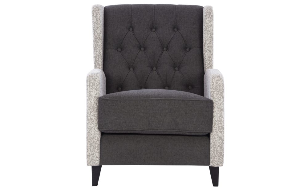 Detroit Fabric Sofa 6 Seater - Grey