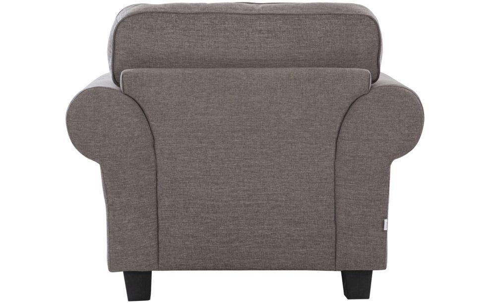 Memphis Fabric Sofa 6 Seater - Grey