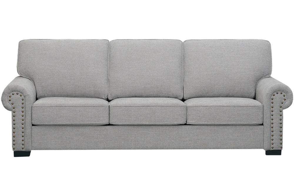 GRECIA 6/7 SEATER FABRIC SOFA- GREY - Image 4