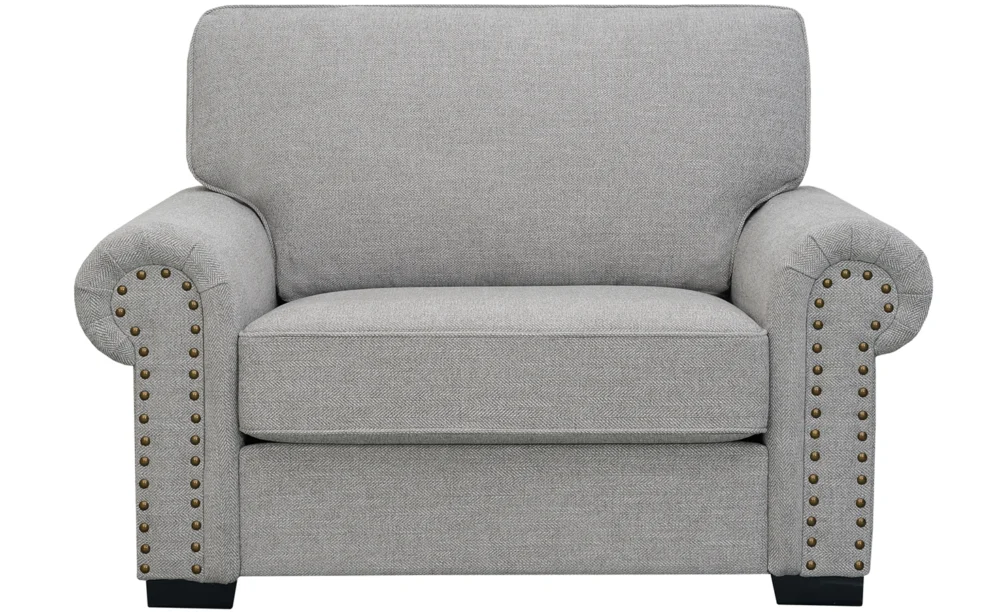 GRECIA 6/7 SEATER FABRIC SOFA- GREY - Image 10