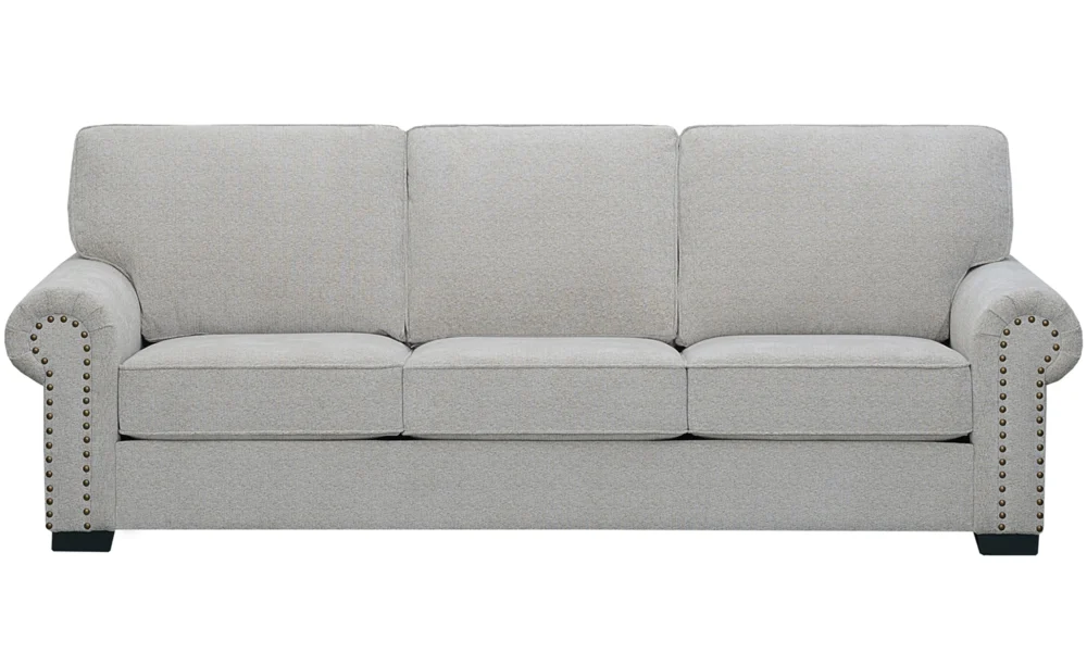 GRECIA 6/7 SEATER FABRIC SOFA- LIGHT GREY - Image 5