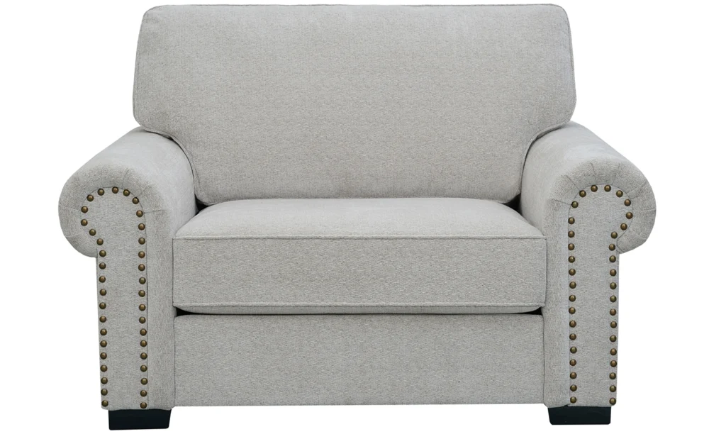 GRECIA 6/7 SEATER FABRIC SOFA- LIGHT GREY - Image 11