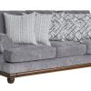 MARRAKESH FABRIC SOFA 7 SEATER- SILVER - Image 4