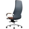AMY EXECUTIVE OFFICE CHAIR - BROWN & GREY - Image 4