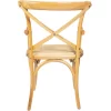 RATTAN WOODEN BISTRO CHAIR- BEIGE (XMS CB2008) - Image 4