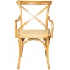 RATTAN WOODEN BISTRO CHAIR- BEIGE (XMS CB2008) - Image 2