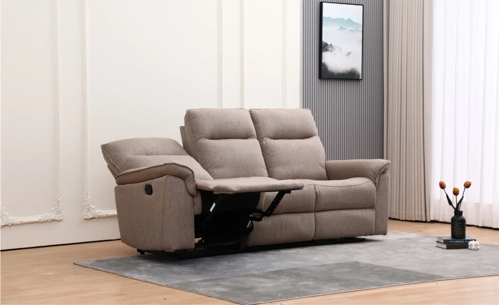 ROLANI 7 SEATER RECLINER SOFA SET- BROWN - Image 5