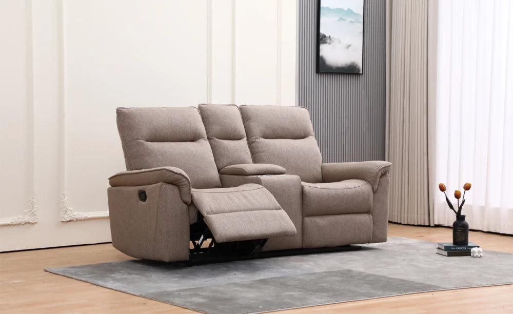 ROLANI 7 SEATER RECLINER SOFA SET- BROWN - Image 7