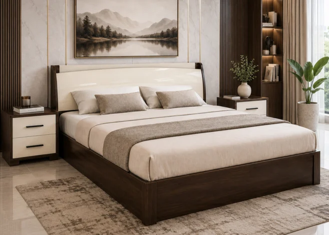 MARITA KING SIZE STORAGE BED (BS-1603B)