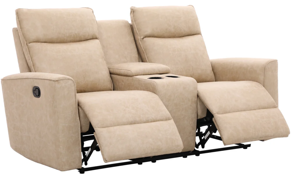 DAYES 6 SEATER RECLINER SOFA SET- BEIGE (J144) - Image 6