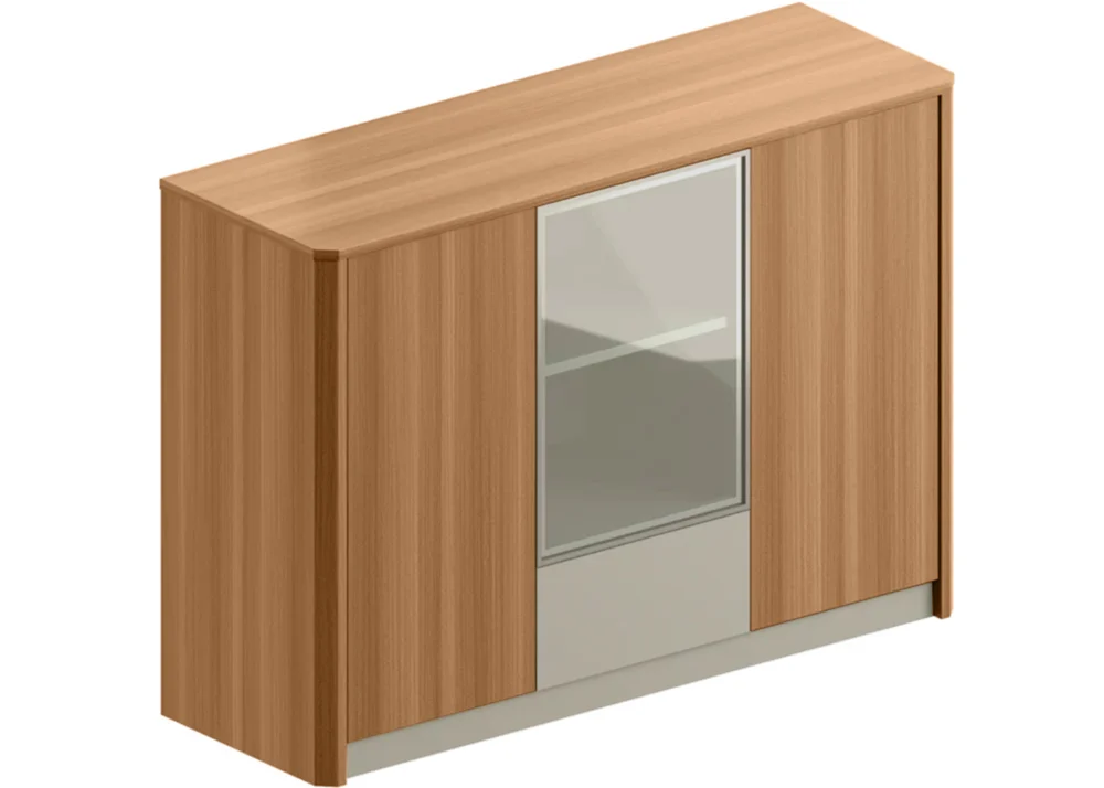 CREDENZA- GOLDEN SANDALWOOD/SEAGULL GREY (57UHS301 12)