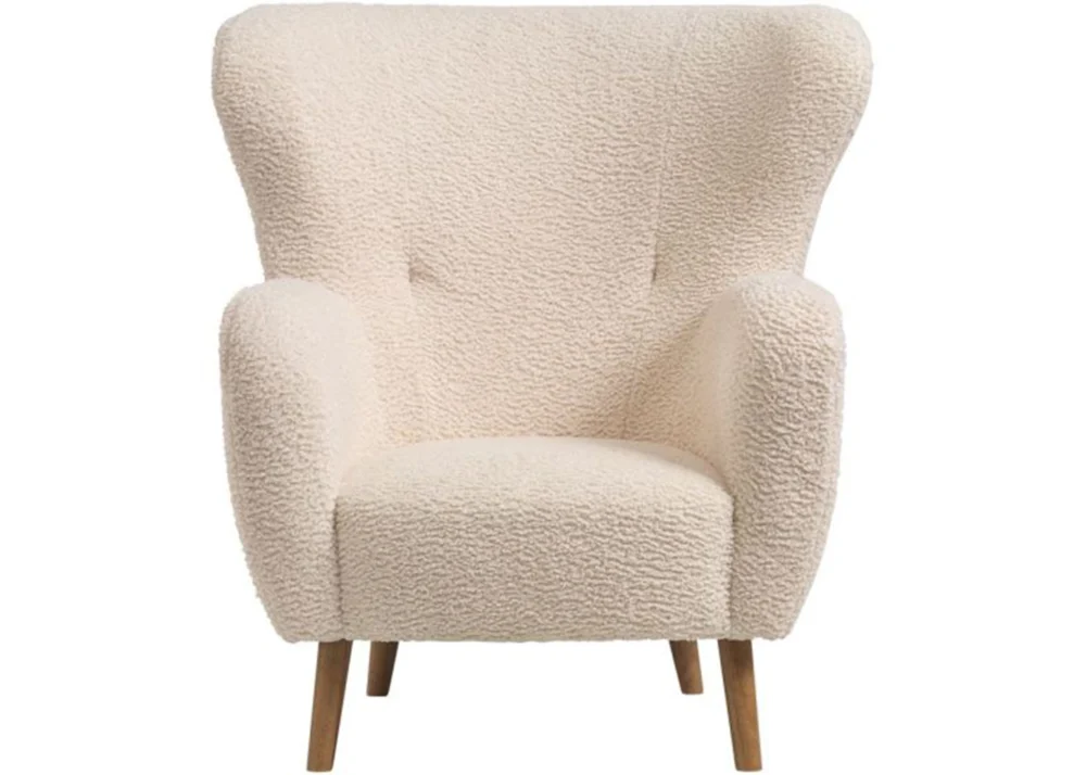 JONY ACCENT CHAIR- WHITE - Image 2