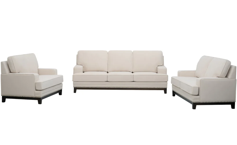 MARISA 6/7 SEATER FABRIC SOFA- CREAM - Image 2