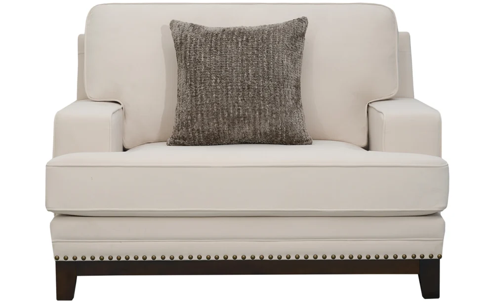 MARISA 6/7 SEATER FABRIC SOFA- CREAM - Image 10