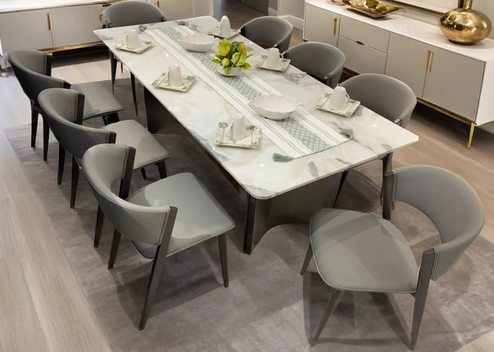 MONARCH 8 SEATER DINING SET (CT133/CYH021) - Image 2