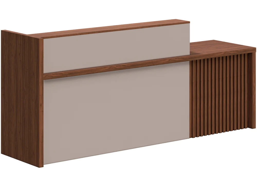 RECEPTION TABLE- GOLDEN SANDALWOOD/SEAGULL GREY (27RJS066 18)