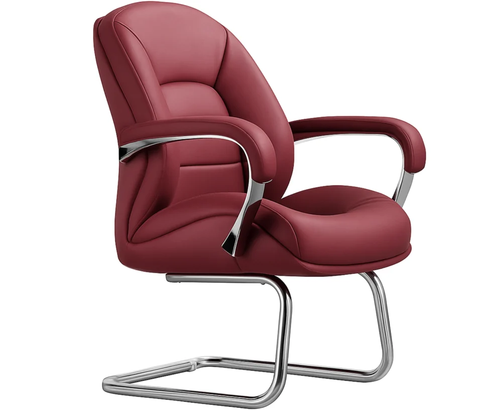 NIKI VISITOR CHAIR- MAROON