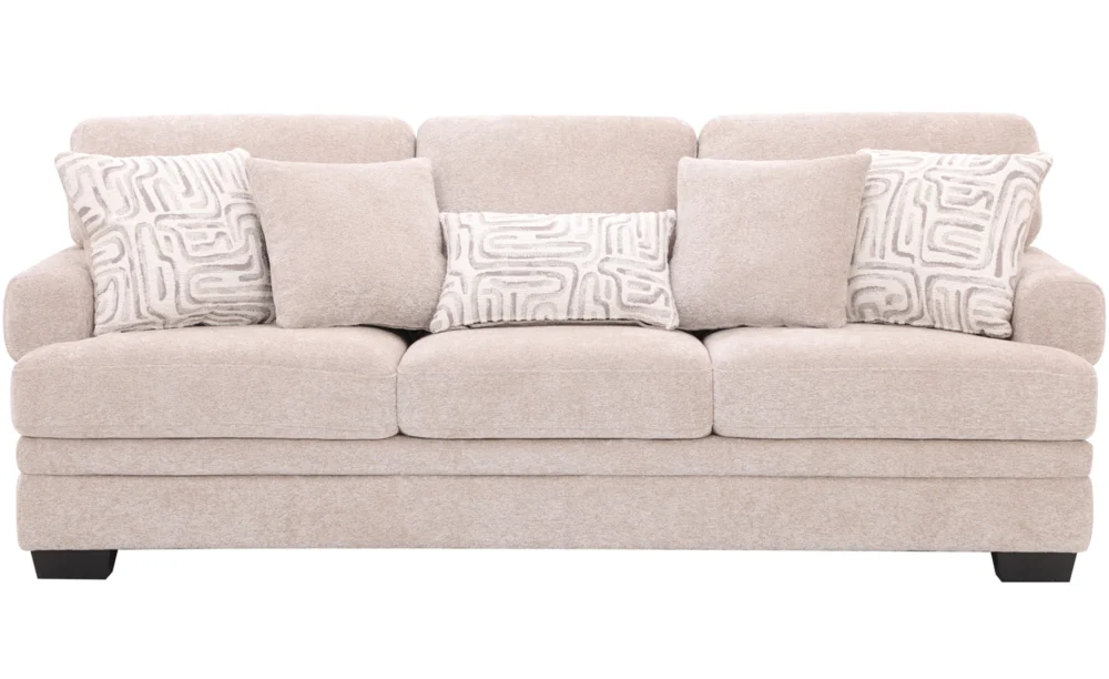 ORLEANS 6/7 SEATER FABRIC SOFA- BEIGE - Image 3