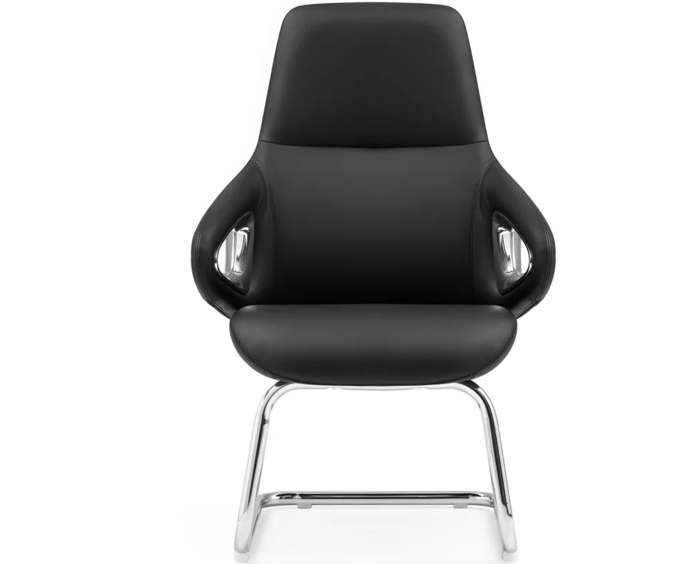 TESLA EXECUTIVE VISITOR CHAIR- BLACK - Image 2
