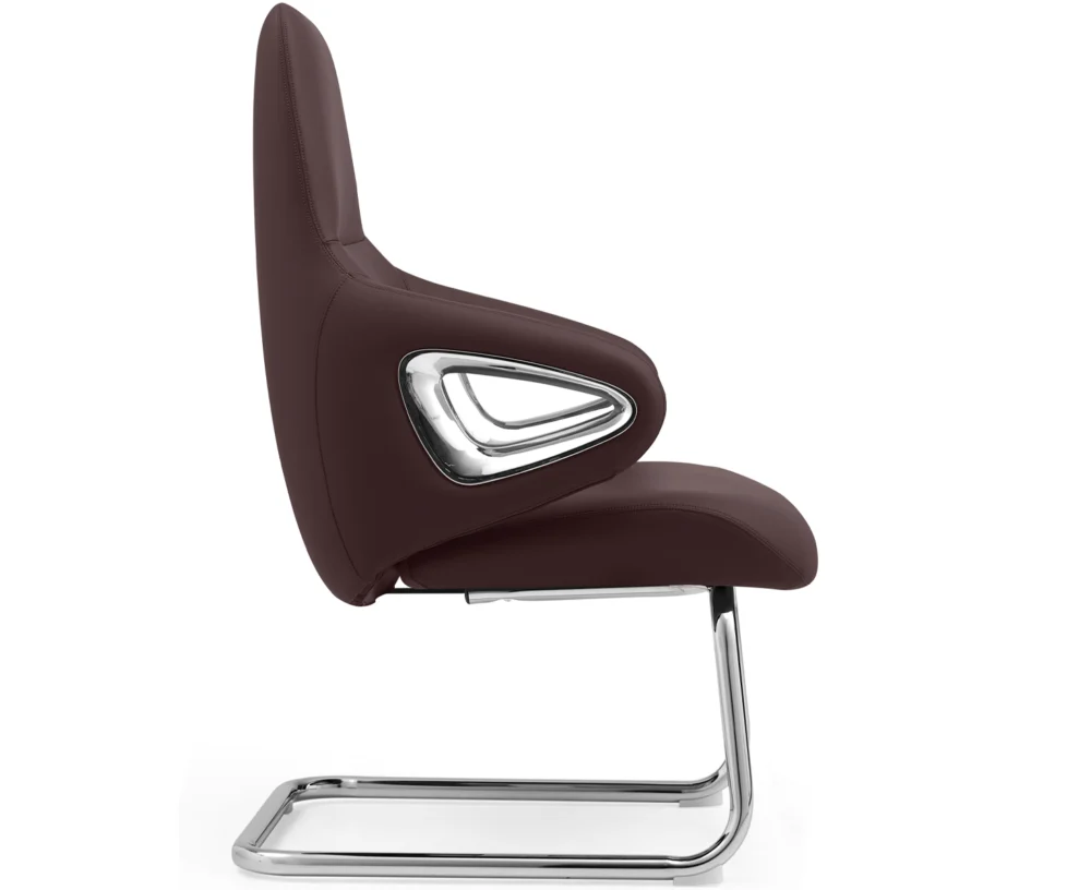 TESLA EXECUTIVE VISITOR CHAIR- BROWN - Image 3