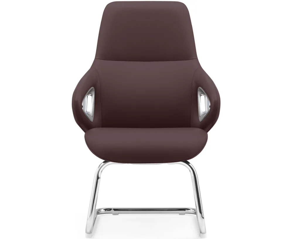 TESLA EXECUTIVE VISITOR CHAIR- BROWN - Image 2