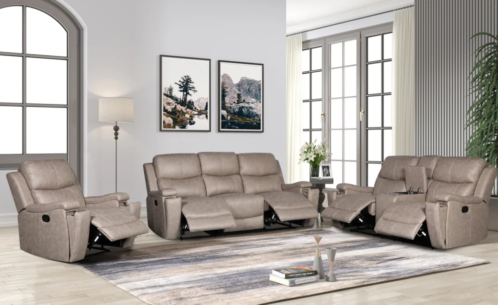 EMPIRE 6 SEATER RECLINER SOFA-MOCHA (DT3125B-5)
