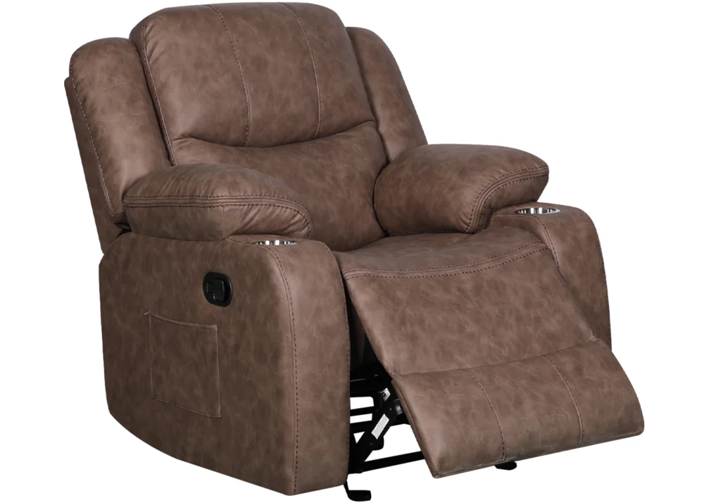 MALTA SINGLE RECLINER- BROWN (DT3125B-20) - Image 3
