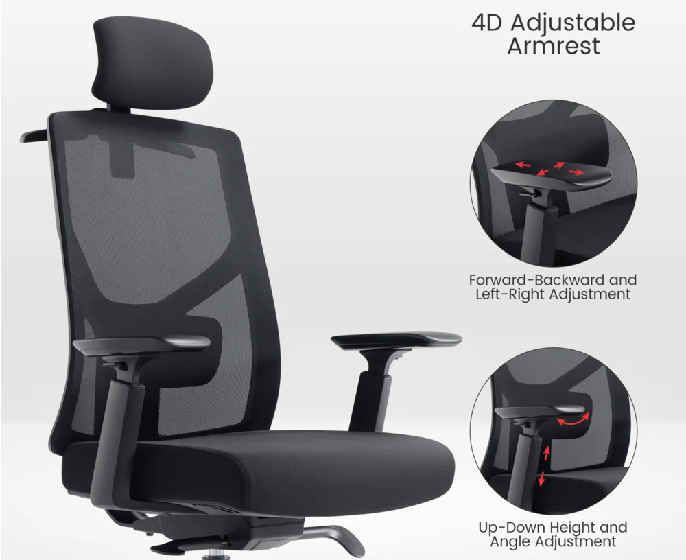AXIS HIGH BACK OFFICE CHAIR - Image 7