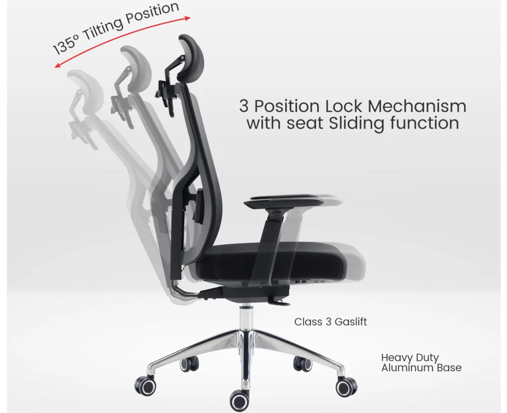 AXIS HIGH BACK OFFICE CHAIR - Image 4