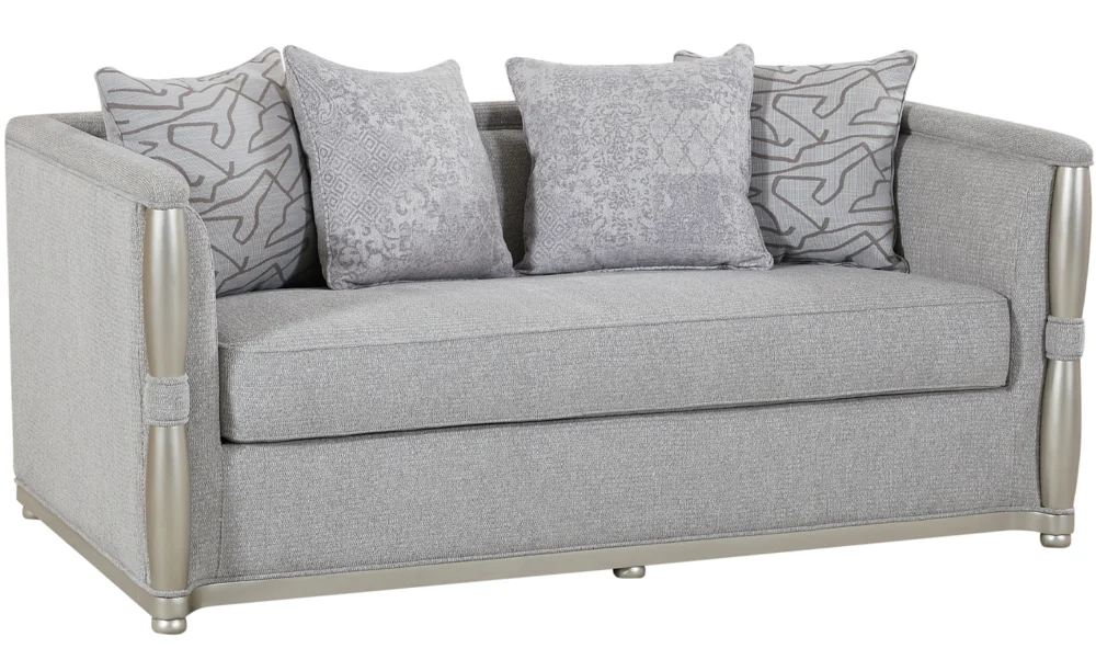7 SEATER FABRIC SOFA- GREY (NC965B) - Image 3