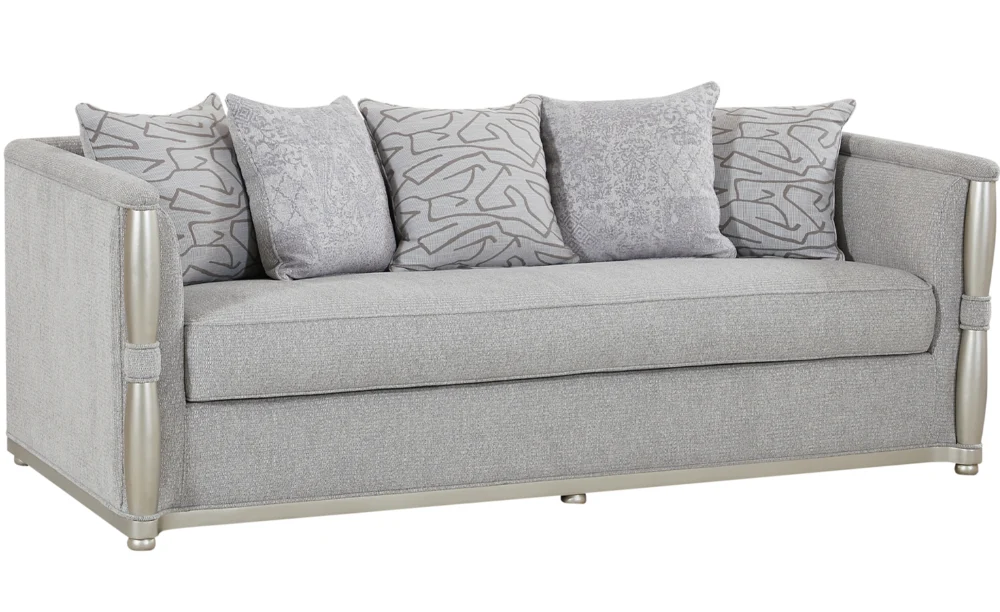 7 SEATER FABRIC SOFA- GREY (NC965B) - Image 2