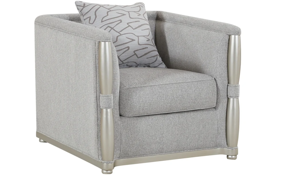 7 SEATER FABRIC SOFA- GREY (NC965B) - Image 4