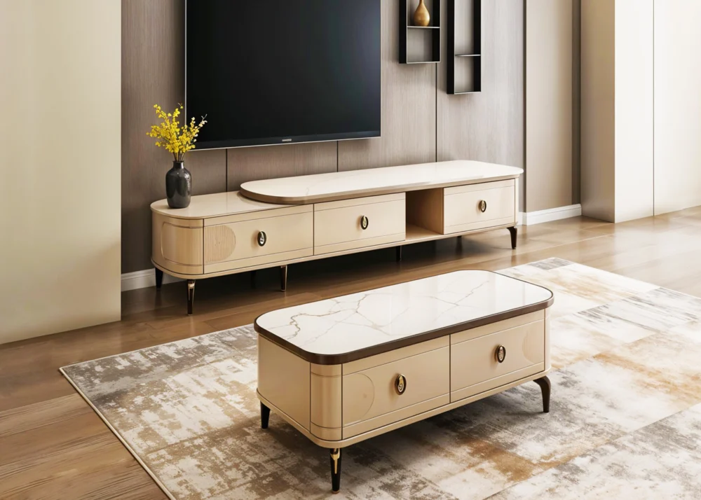 COFFEE TABLE + TV STAND (2308 13/17)