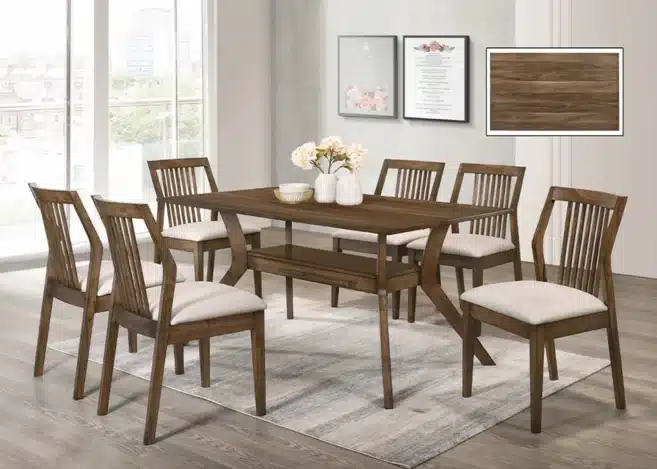 LISBON 6 SEATER DINING SET