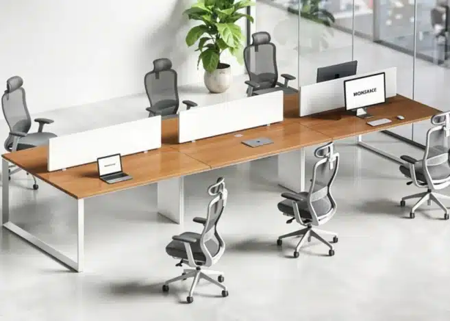 6 SEATER WORKSTATION WITH FULL METAL FRAME