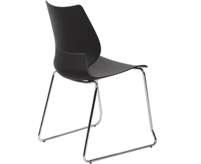 KUDOS BISTRO VISITOR CHAIR-BLACK